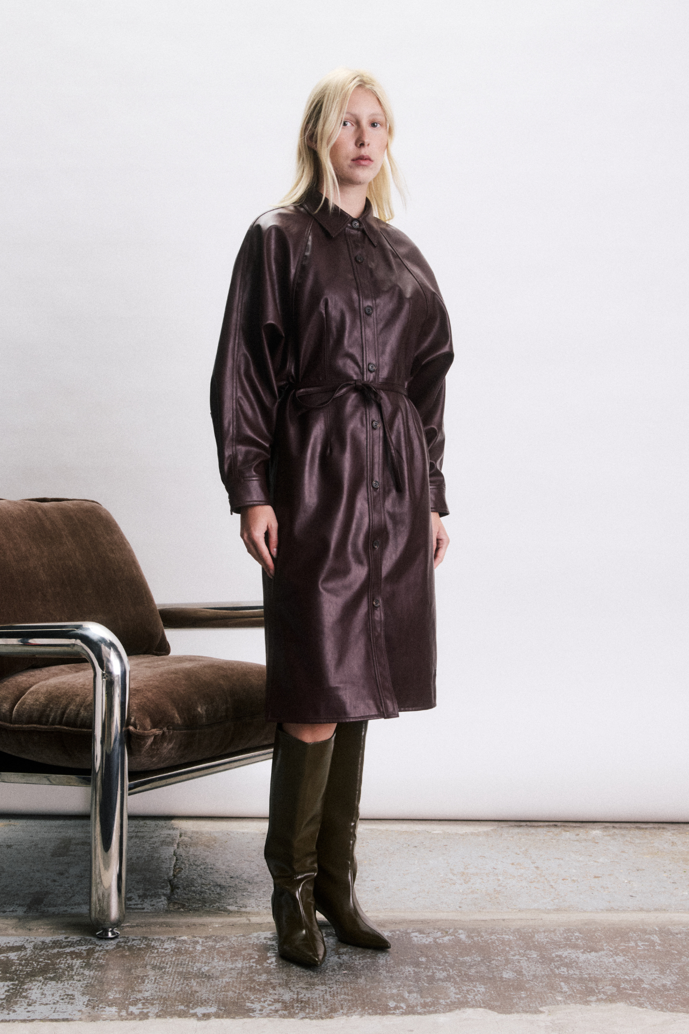ABEL DRESS - BORDEAUX