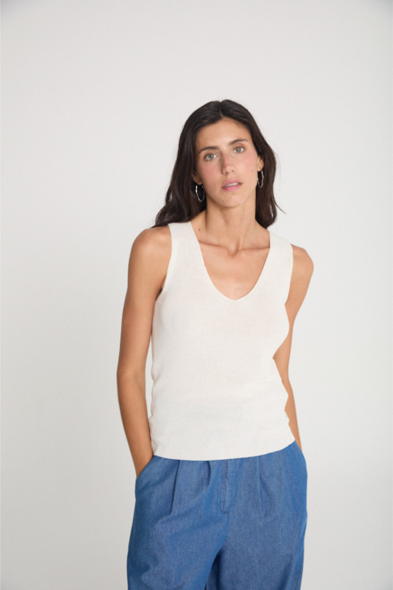 RUMENI TOP - WHITE