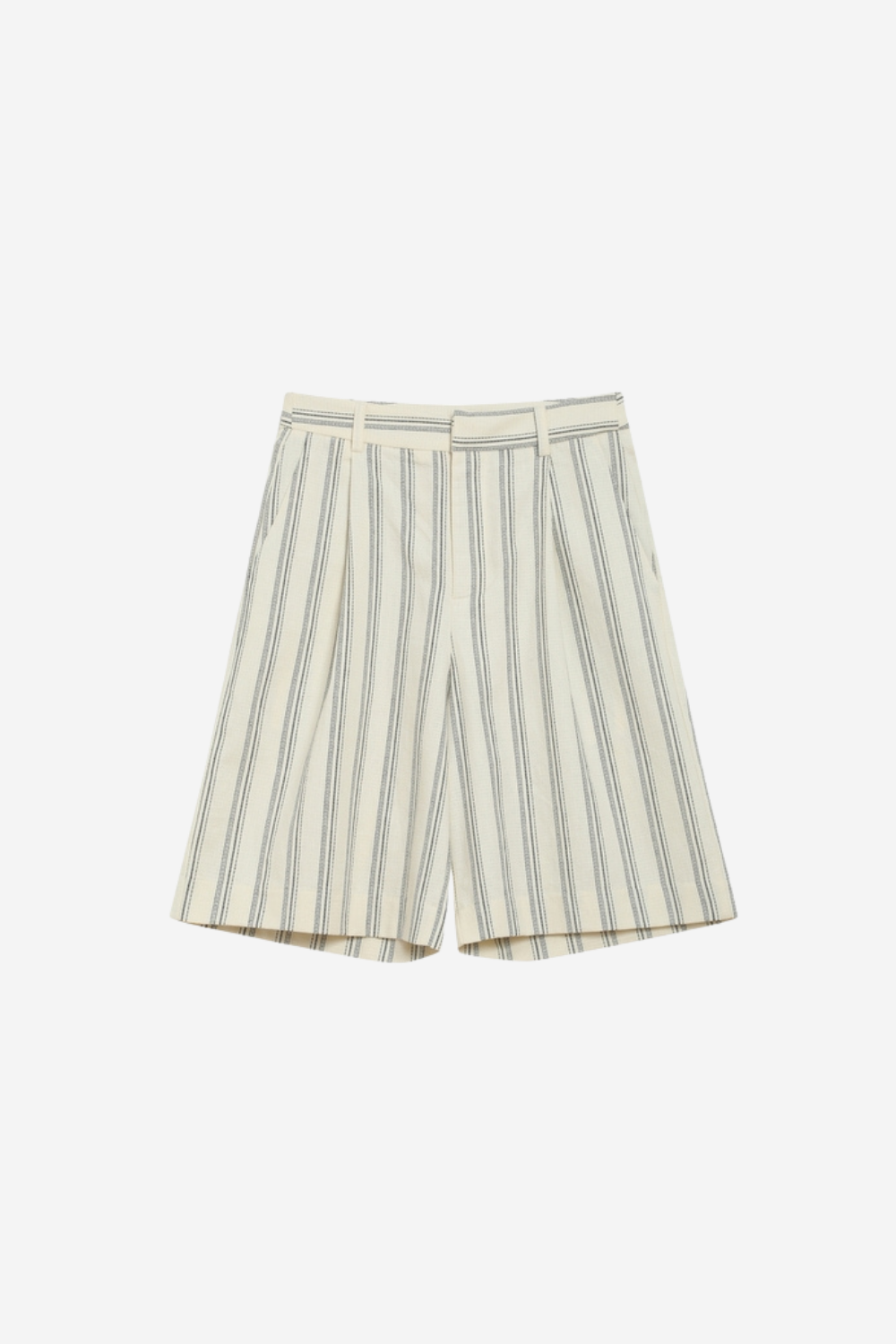 WELLO BERMUDA - ECRU STRIPE