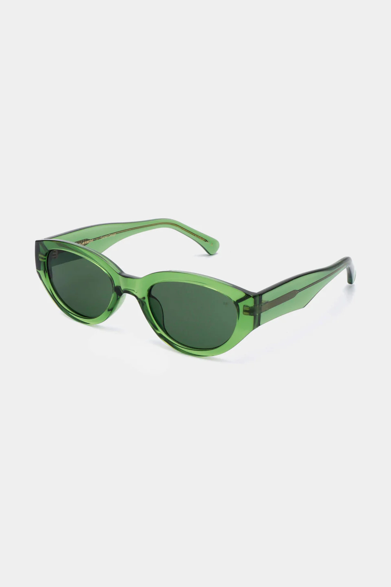 WINNIE SUNGLASSES - LIGHT OLIVE TRANSPARENT