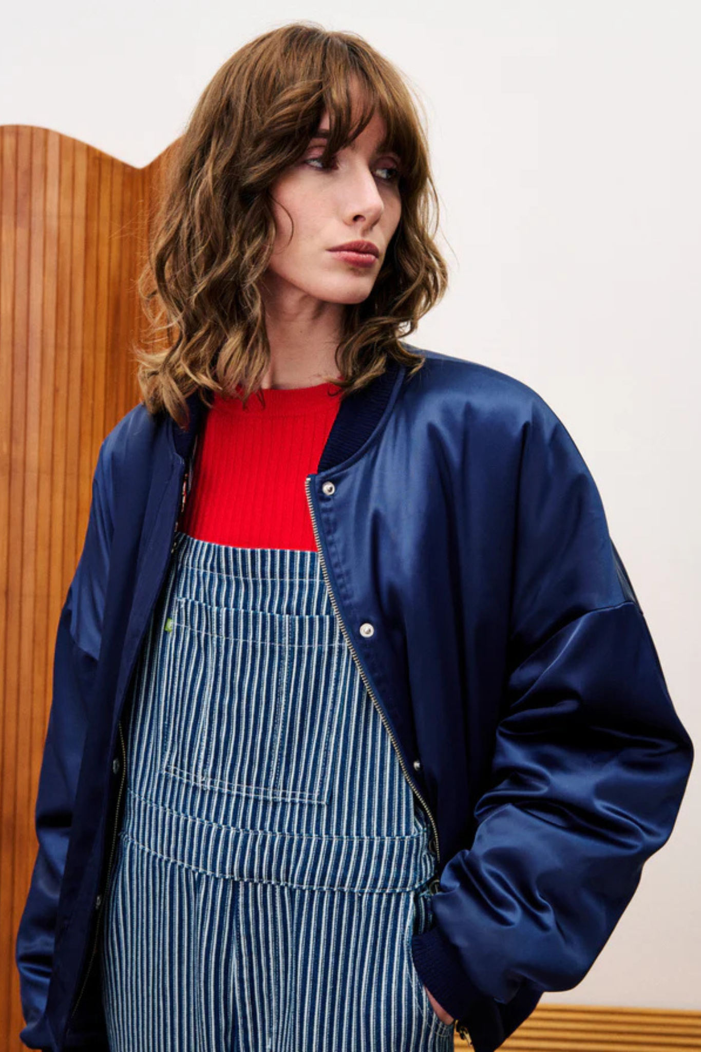ASSAM BOMBER JACKET - BLUE MARINE