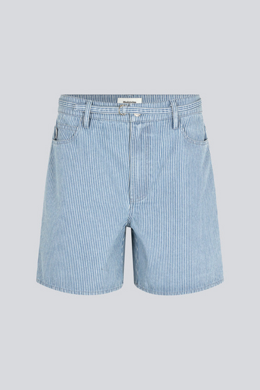 ISOLDE SHORTS - SOFT BLUE STRIPE