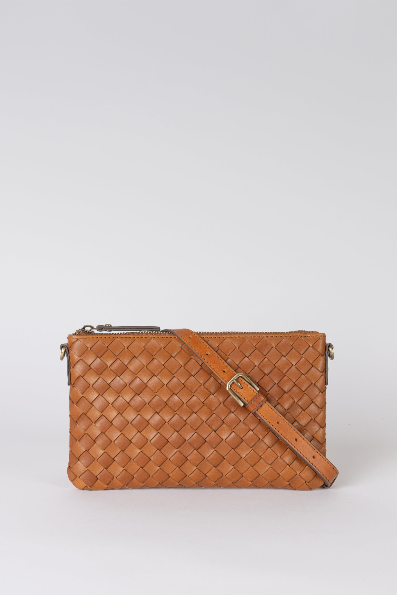 LEXI - COGNAC WOVEN CLASSIC LEATHER