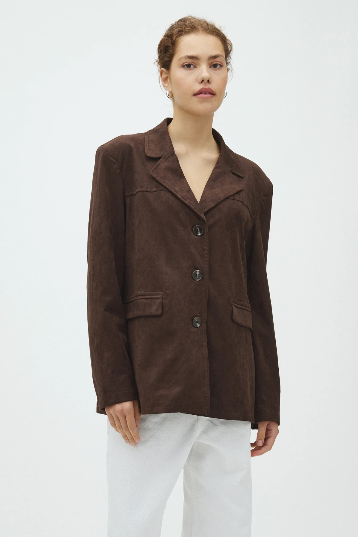 MABEA SUANA BLAZER - DARKBROWN