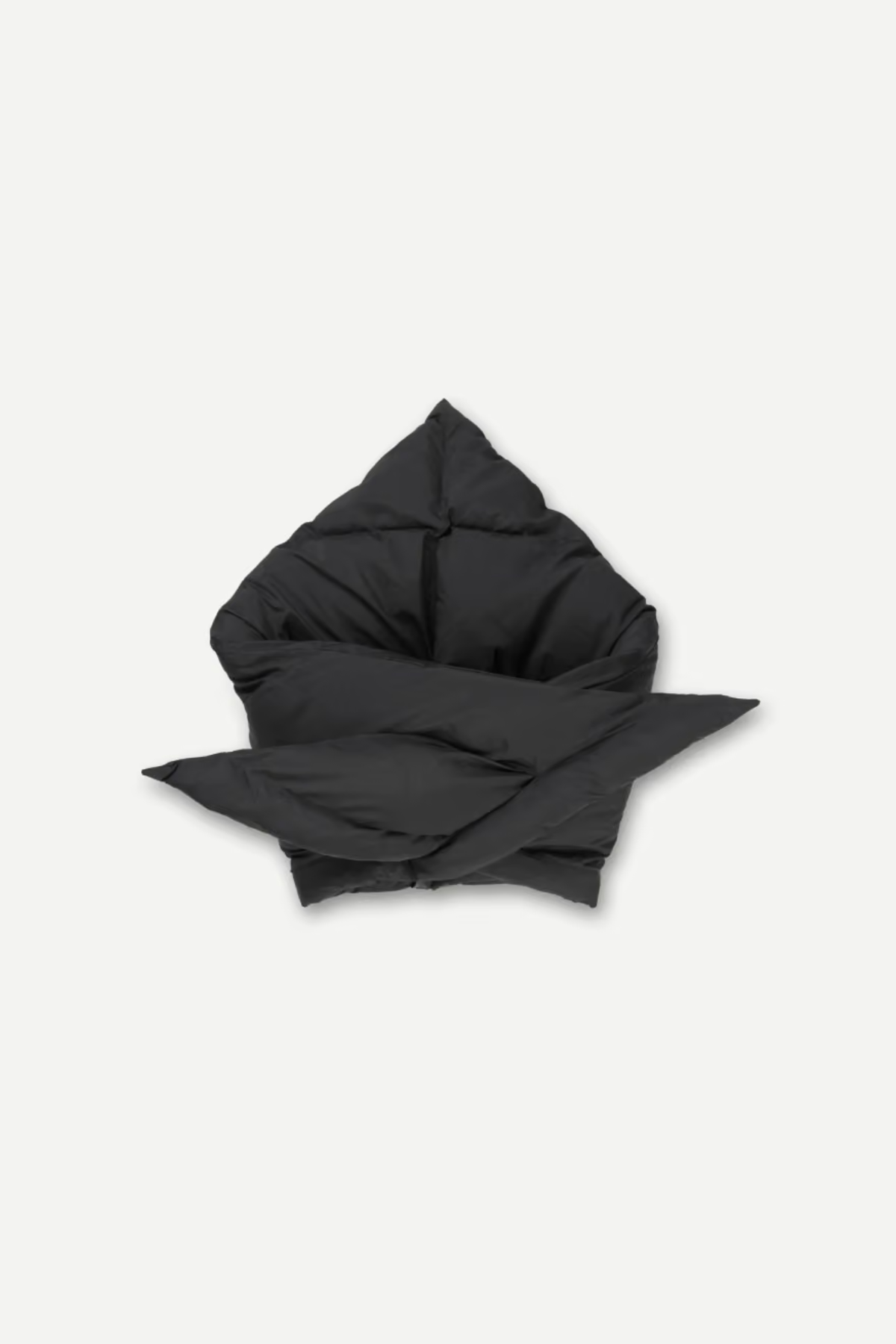 TONY TRIANGLE SCARF - BLACK