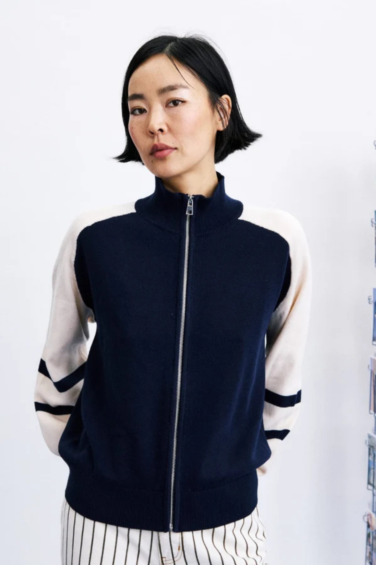 TIMBRE CARDIGAN - BLUE MARINE