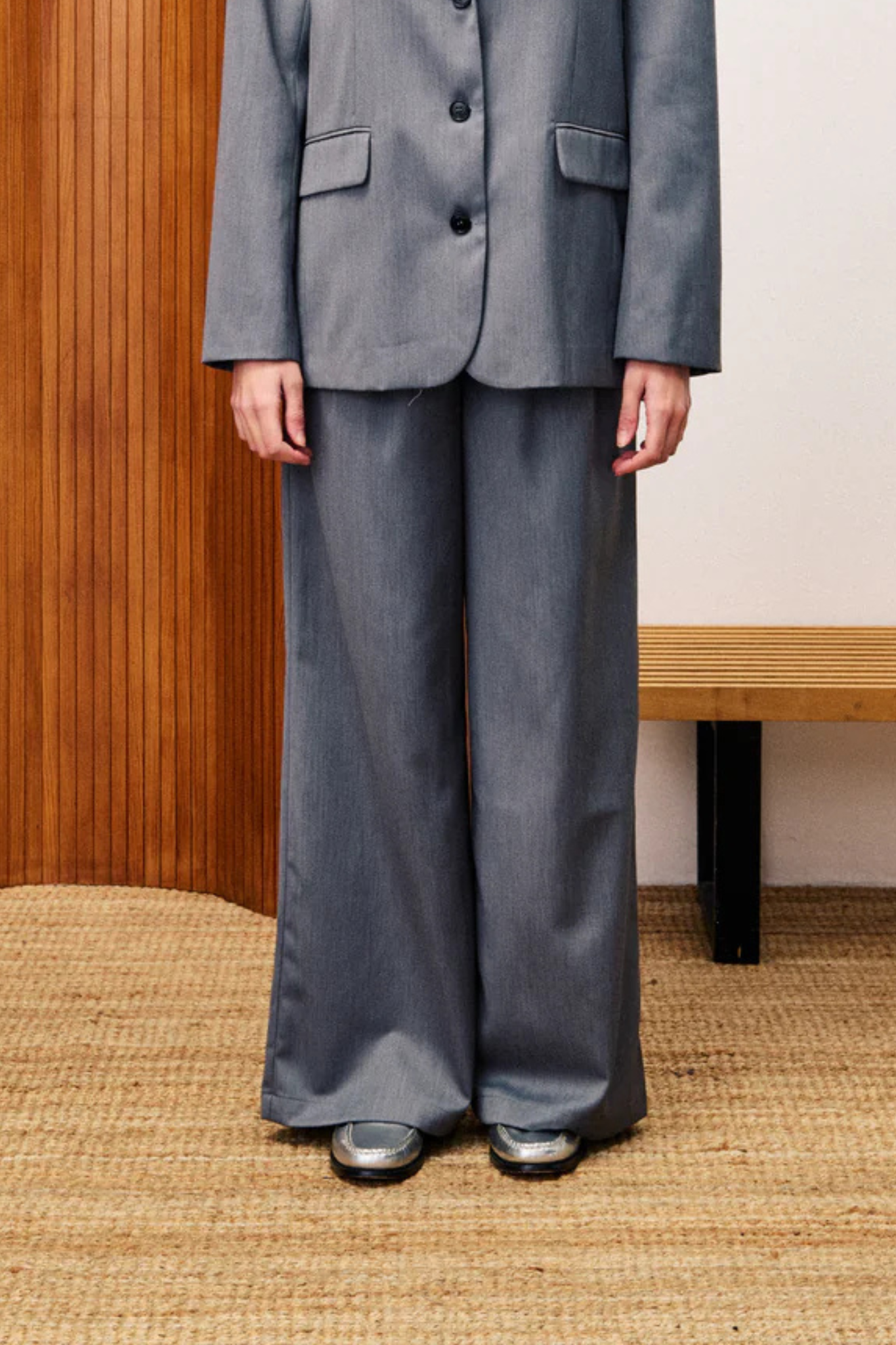 HIBISCUS  PANTS - GREY