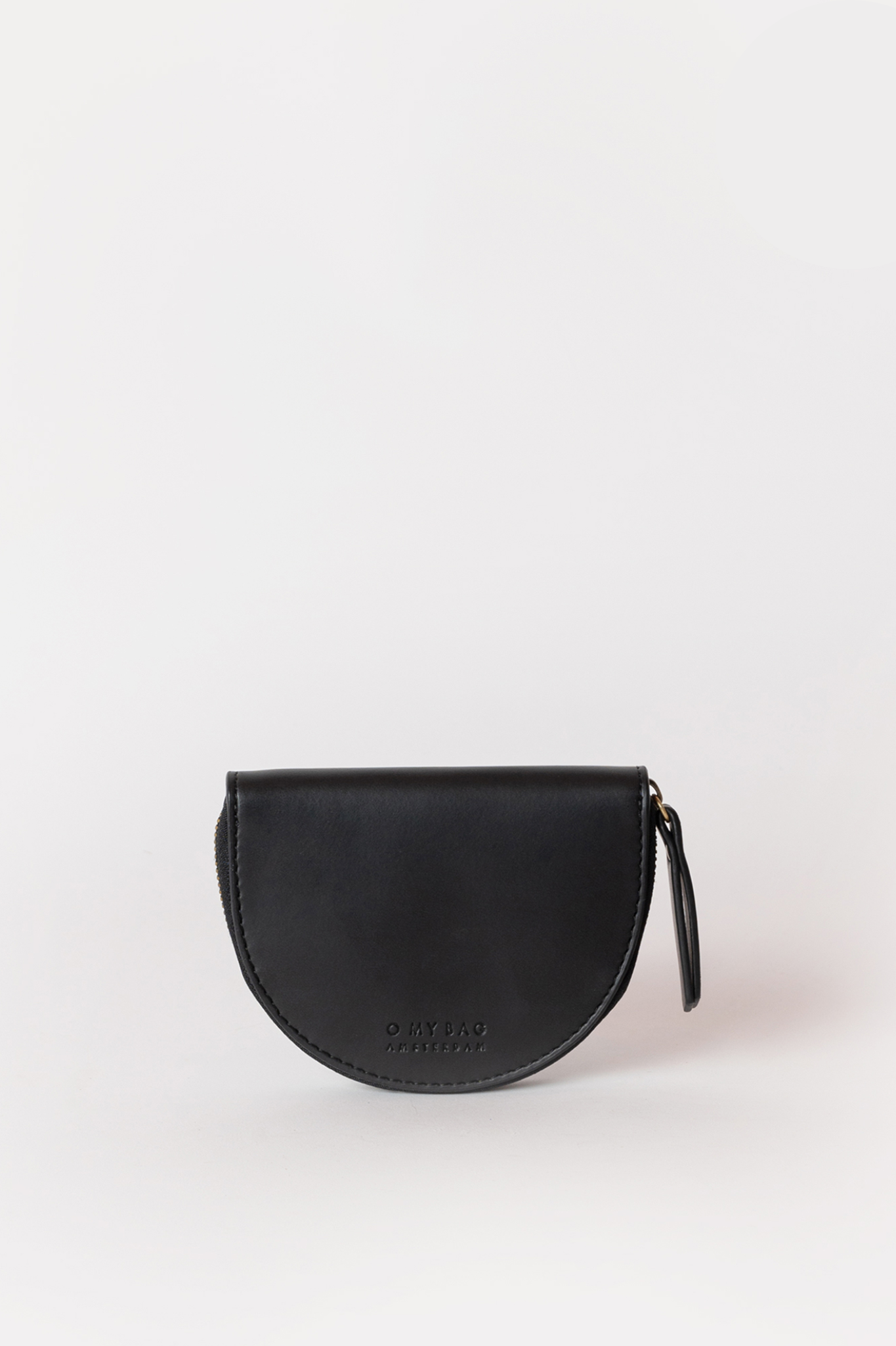 LAURA COIN PURSE - BLACK APPLE LEATHER