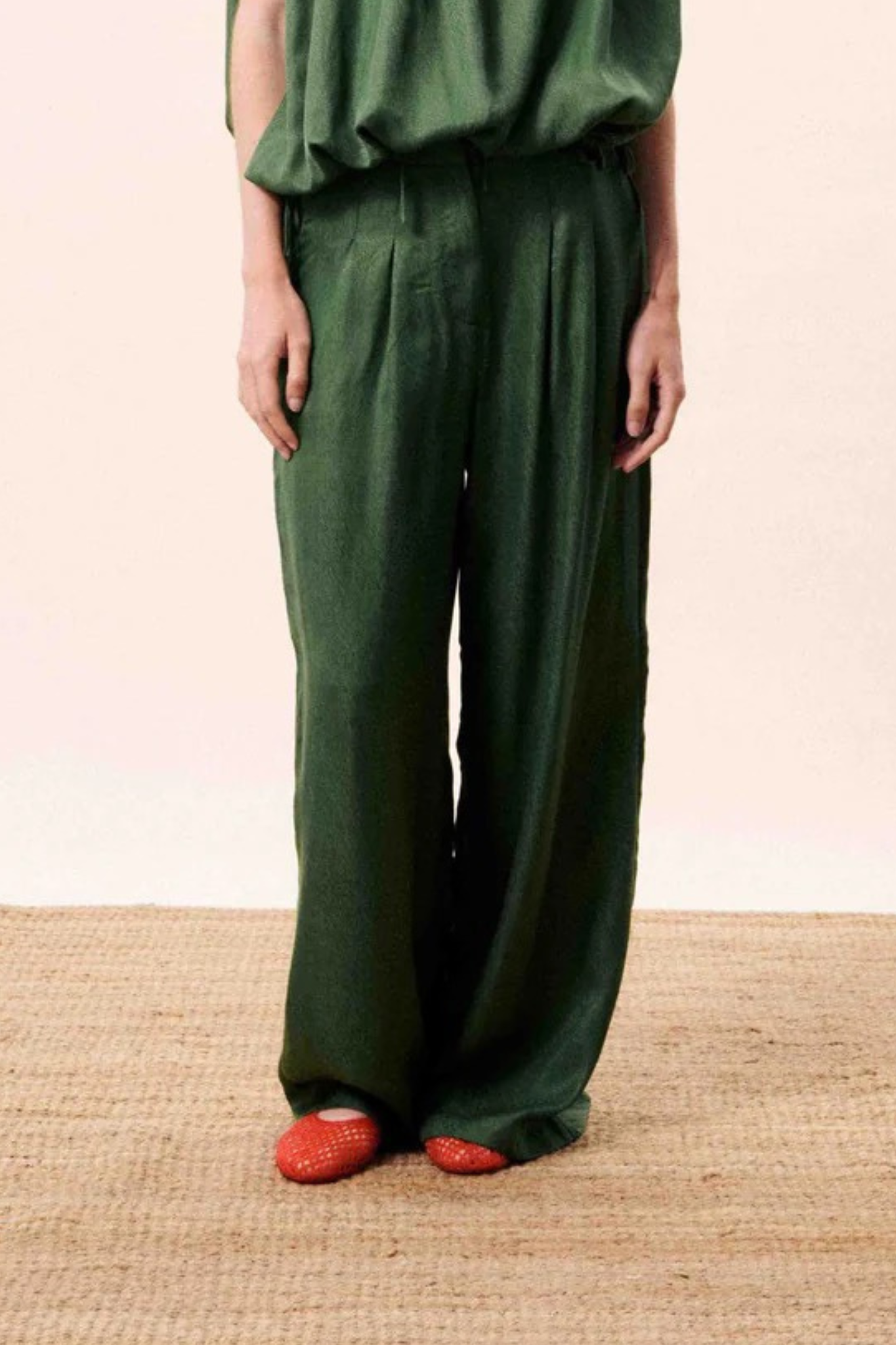 LUCINA PANTS - GREEN