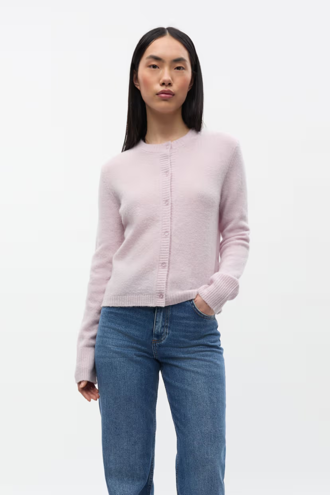 ENADA LS KNIT - LIGHT LILAC MEL