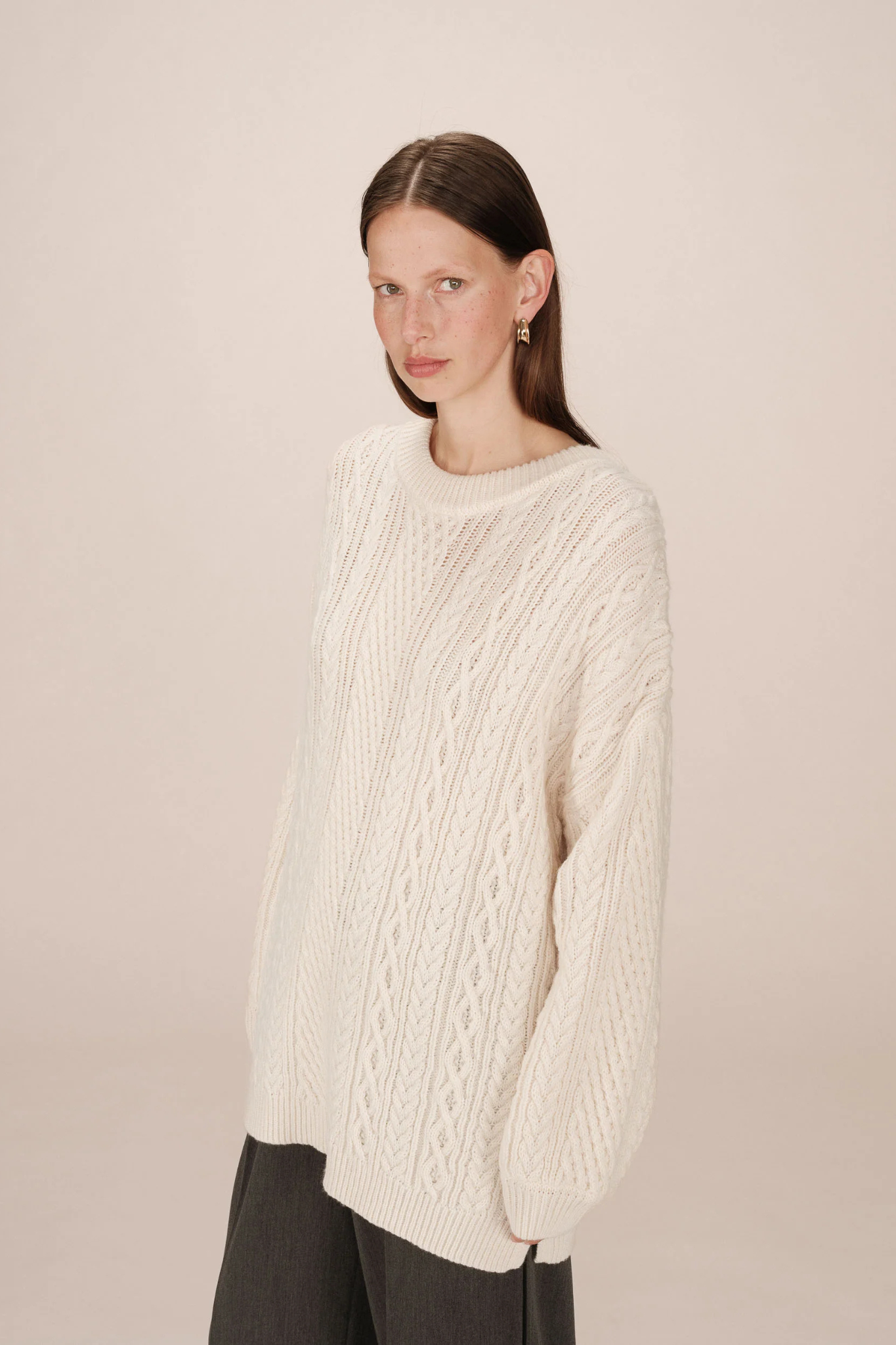 SAVERIO SWEATER - ECRU