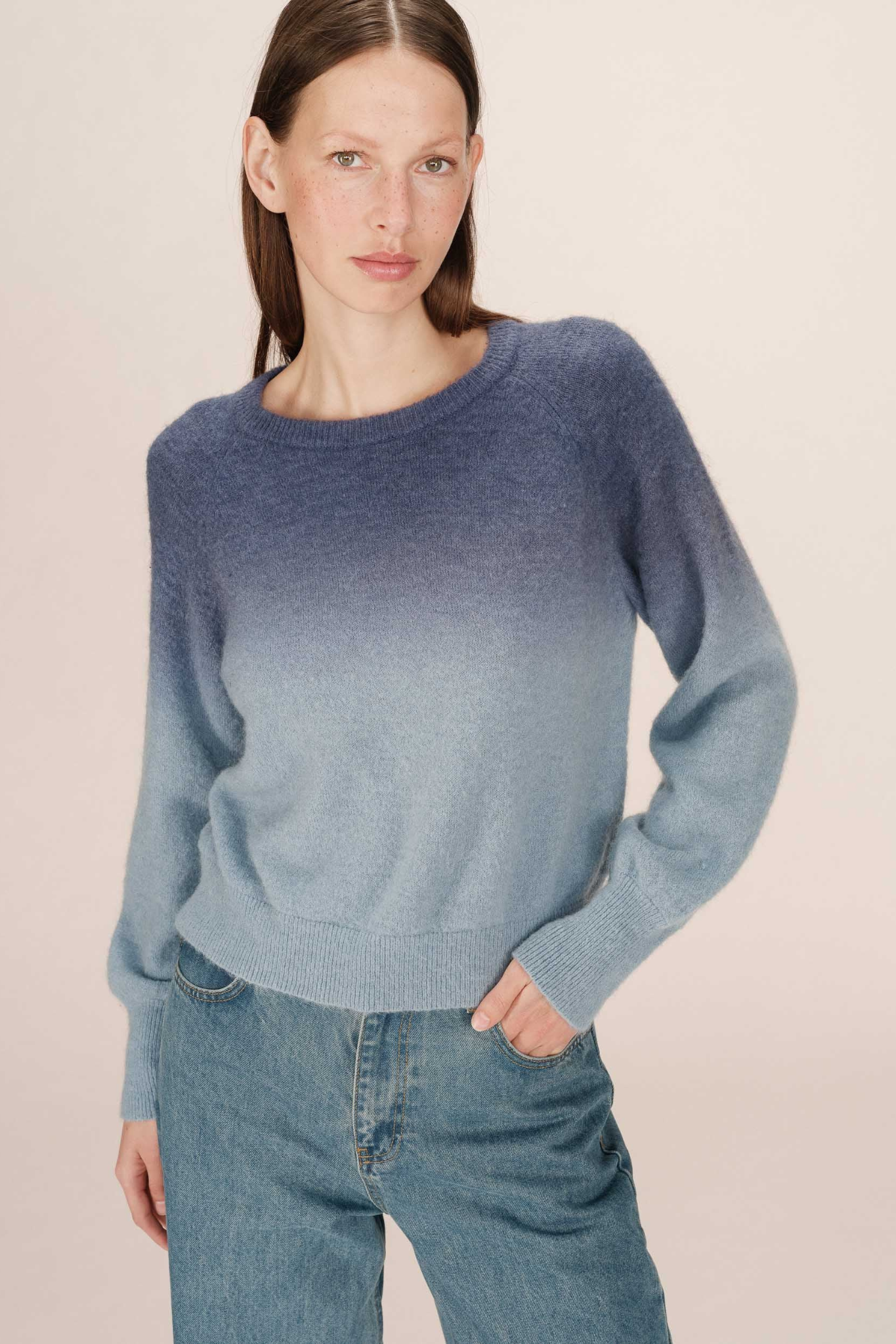 SACRAMENTO SWEATER - BLUE DENIM