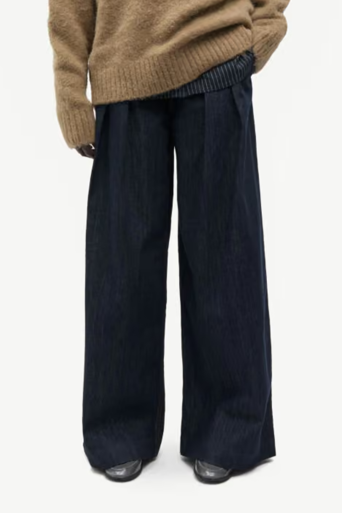 HARPER PLEAT JEANS - INK
