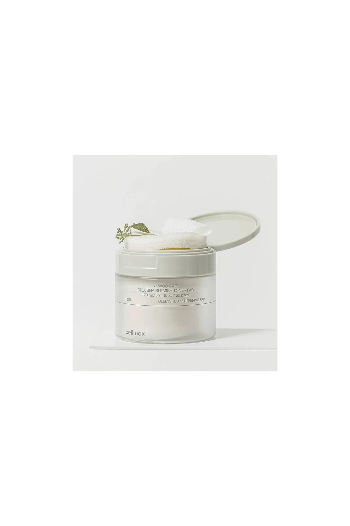JI WOO GAE CICA BHA BLEMISH TONER PAD (60PADS)
