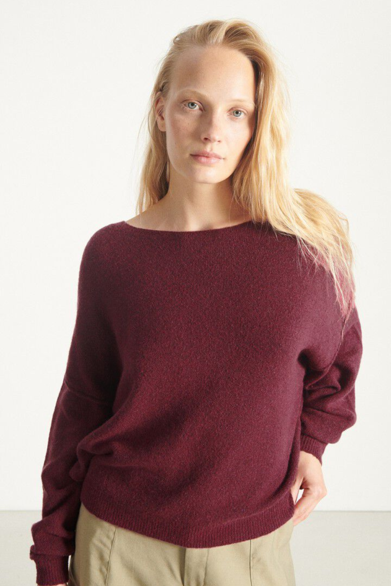 DAMSVILLE KNIT - GRAPPE MELANGE