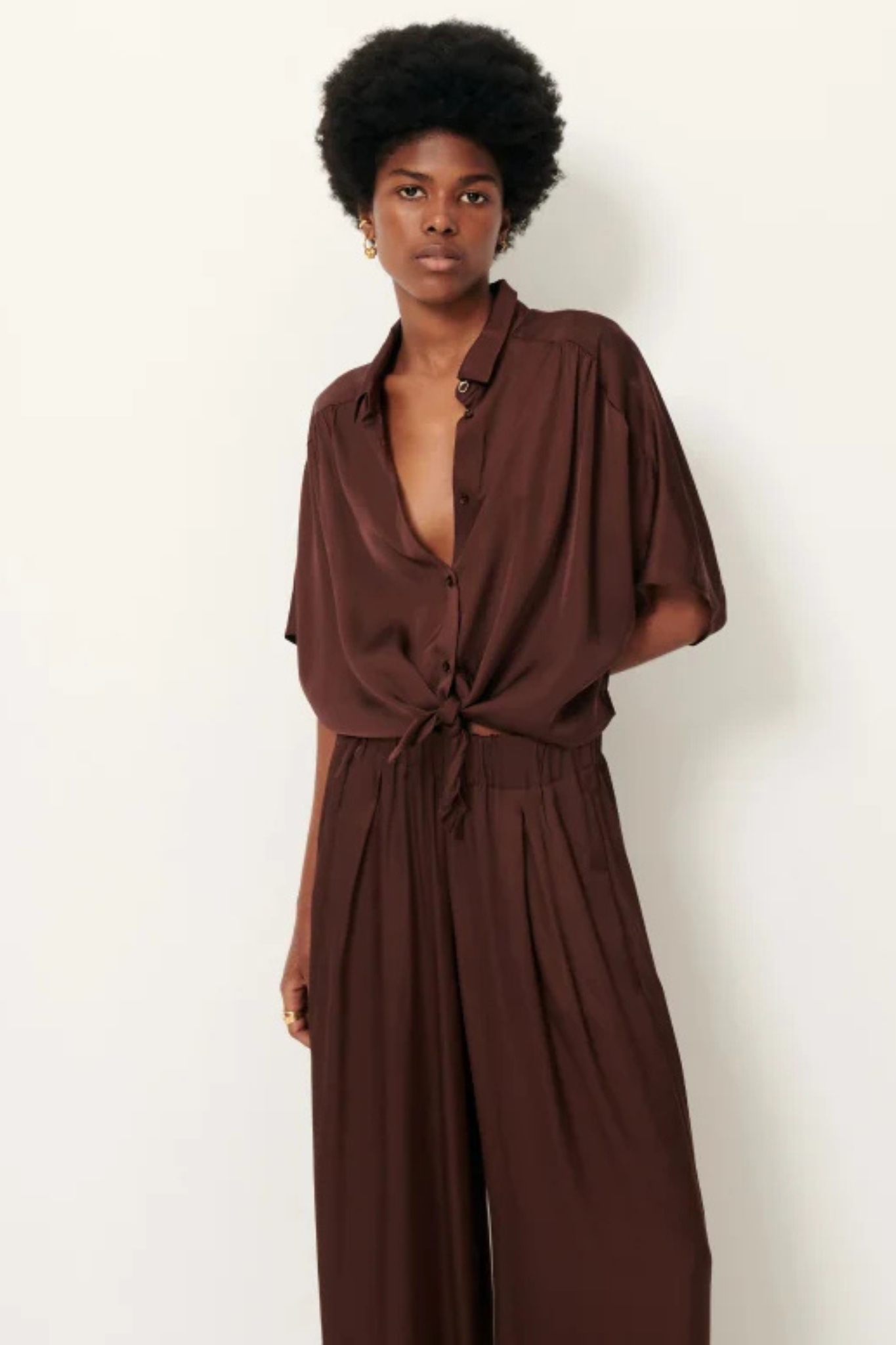 ALFASSA NIGHT SHIRT - MOKA