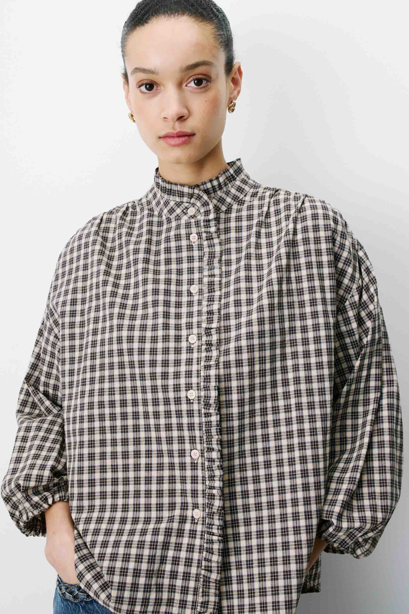 ADELIE BLOUSE - LATTE