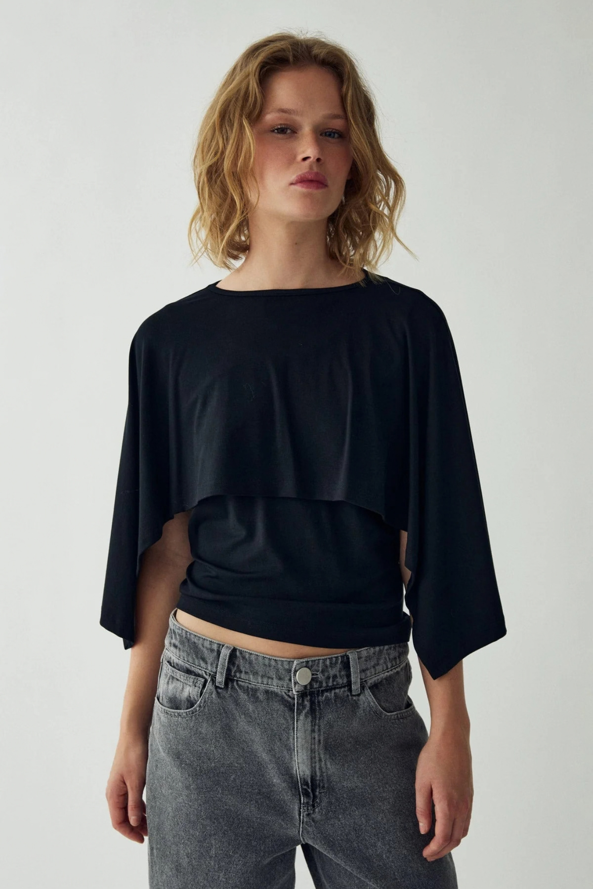 NINOSKA TOP - BLACK