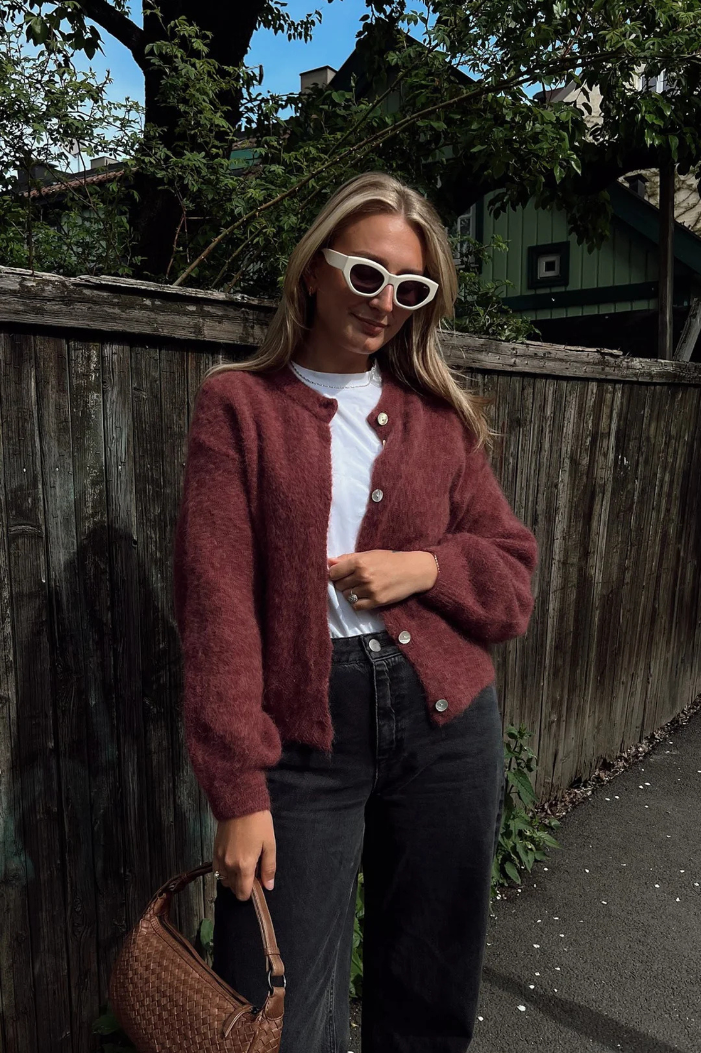 KAE KNIT CARDIGAN - RUST