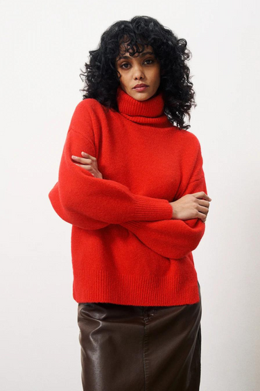 ARIETTE KNITWEAR - ROUGE