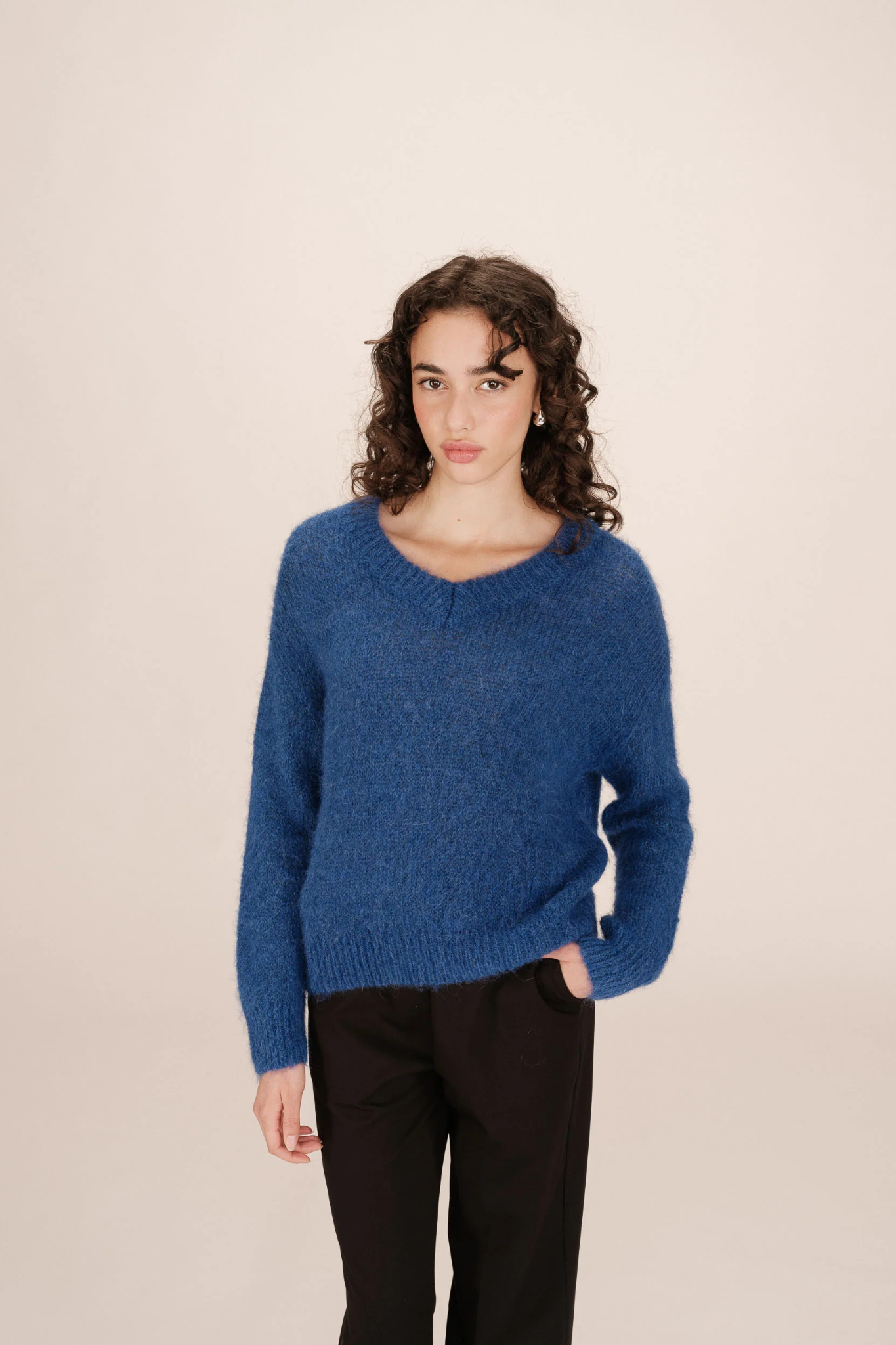 SABADO PULLOVER - BLUE COBALT