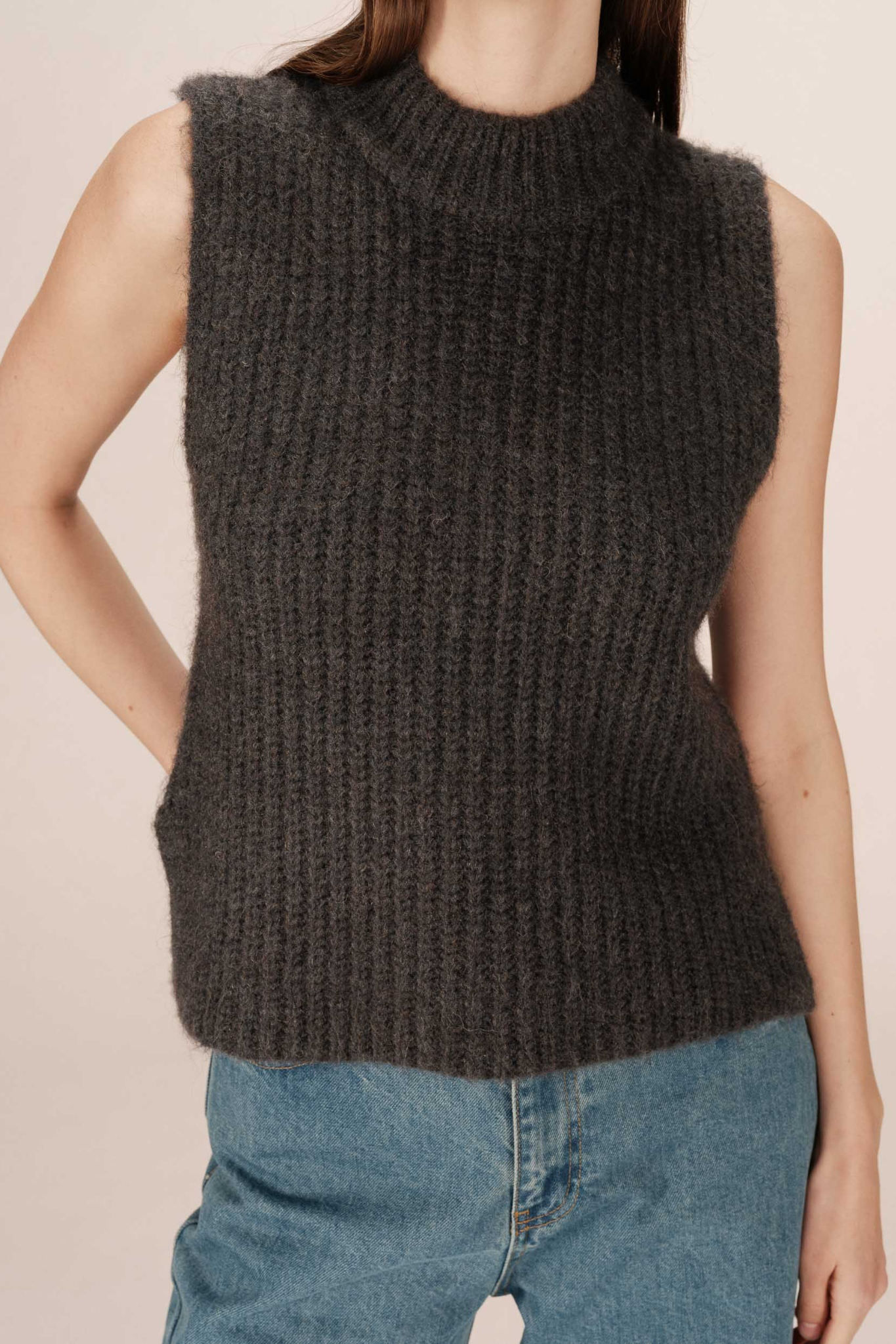 SABLON SWEATER - ANTHRACITE