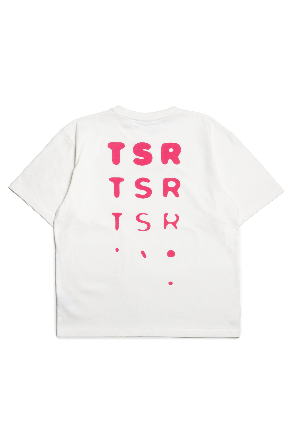TSR OPTIC T-SHIRT - OFF WHITE/PINK