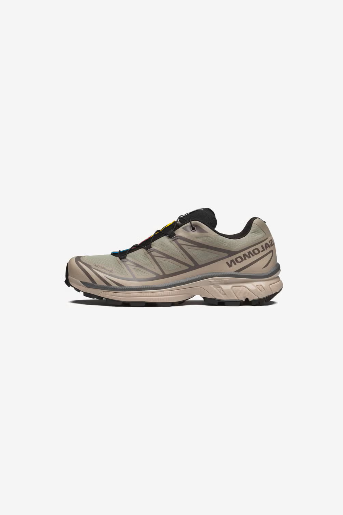 XT-6 GTX MEN SNEAKERS - WHITE PEPPER/SILVER SAGE/DARK GULL GRAY
