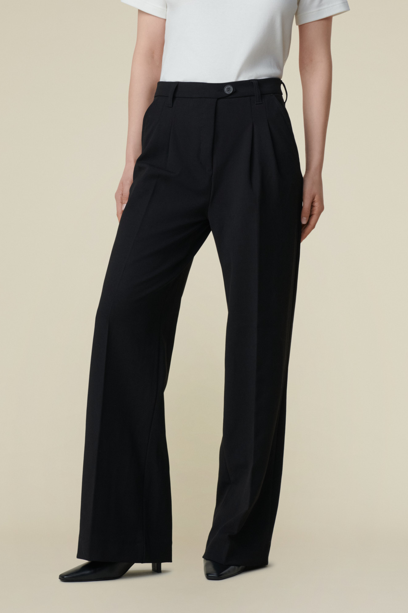 WANDA SUIT PANTS - BLACK