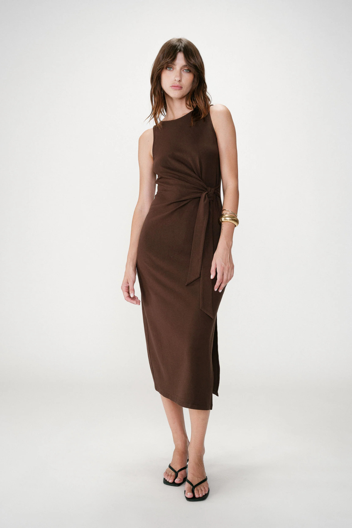 WYLA DRESS - CHOCOLAT