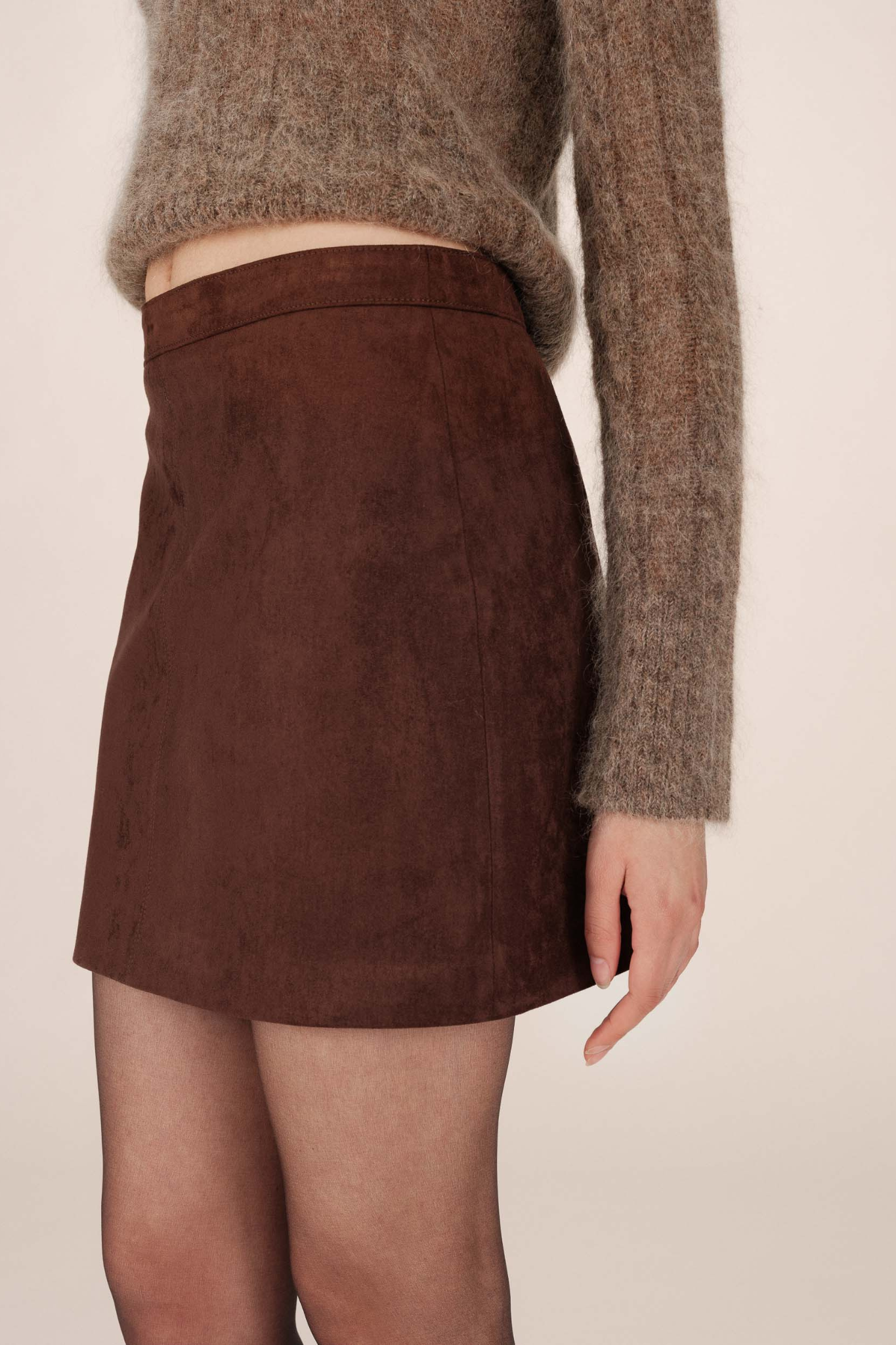 SURPRENANTE SKIRT - CHOCOLAT