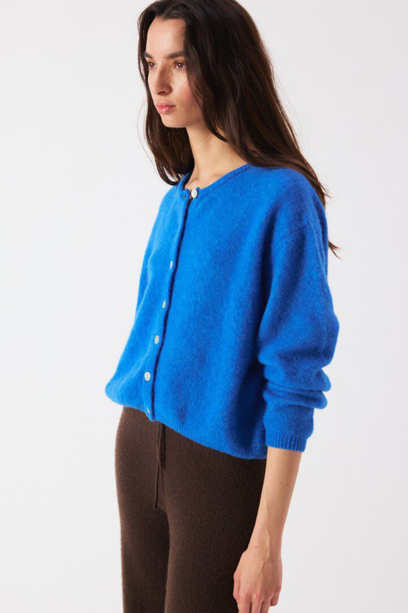 VITOW CARDIGAN - CURACAO MELANGE