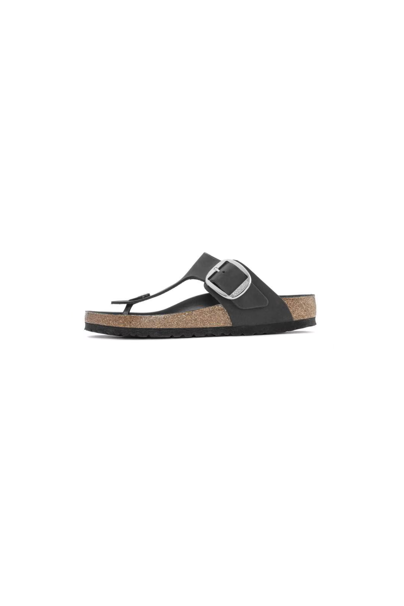 GIZEH BIG BUCKLE WOMEN SANDALS - BLACK