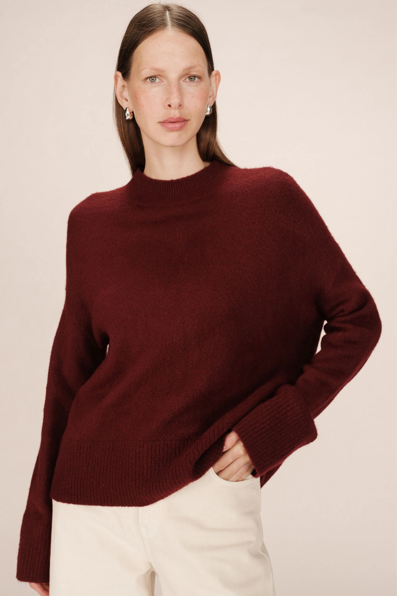 SALTY SWEATER - BORDEAUX