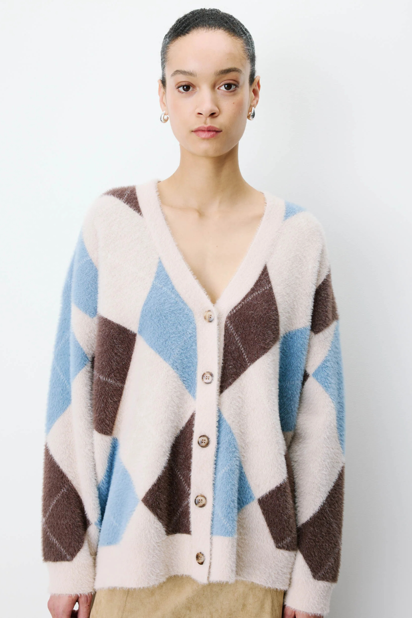 ALEXAN CARDIGAN - BLUEBERRY
