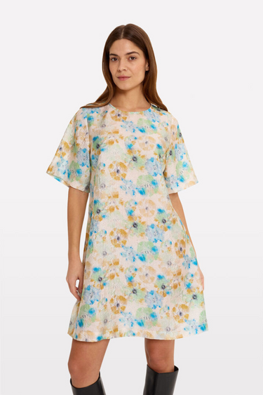 WOMBAT SS DRESS - SPRING BLOOM