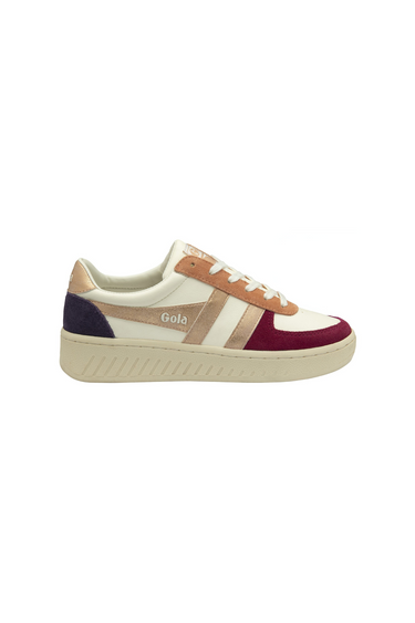 GRANDSLAM QUADRANT SNEAKERS WOMEN - OFF WHITE/CERISE/ROSE GOLD/PLUM