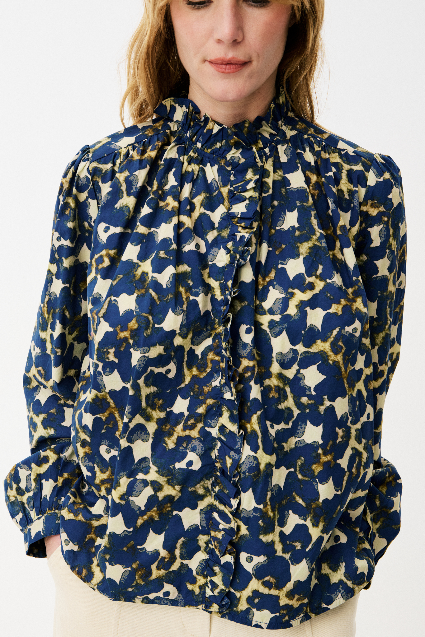 CHRYSLAINE SHIRT - BLUE