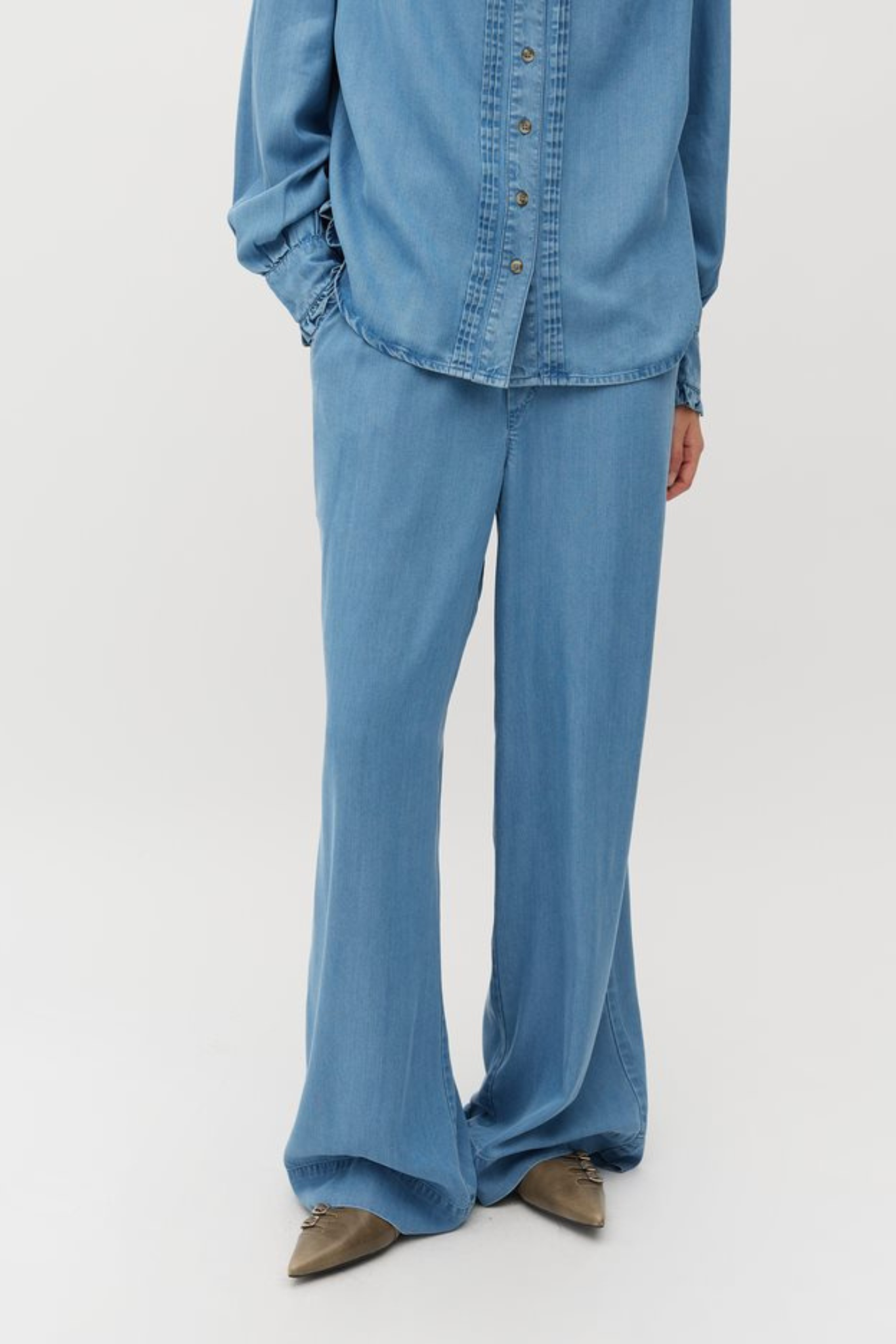 ASAKA TALVI PANTS - BLUE SOFT WASH