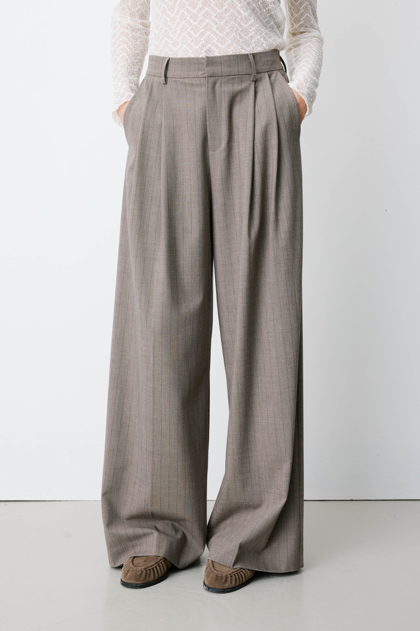 ARDOISE PANTS - RAYURE