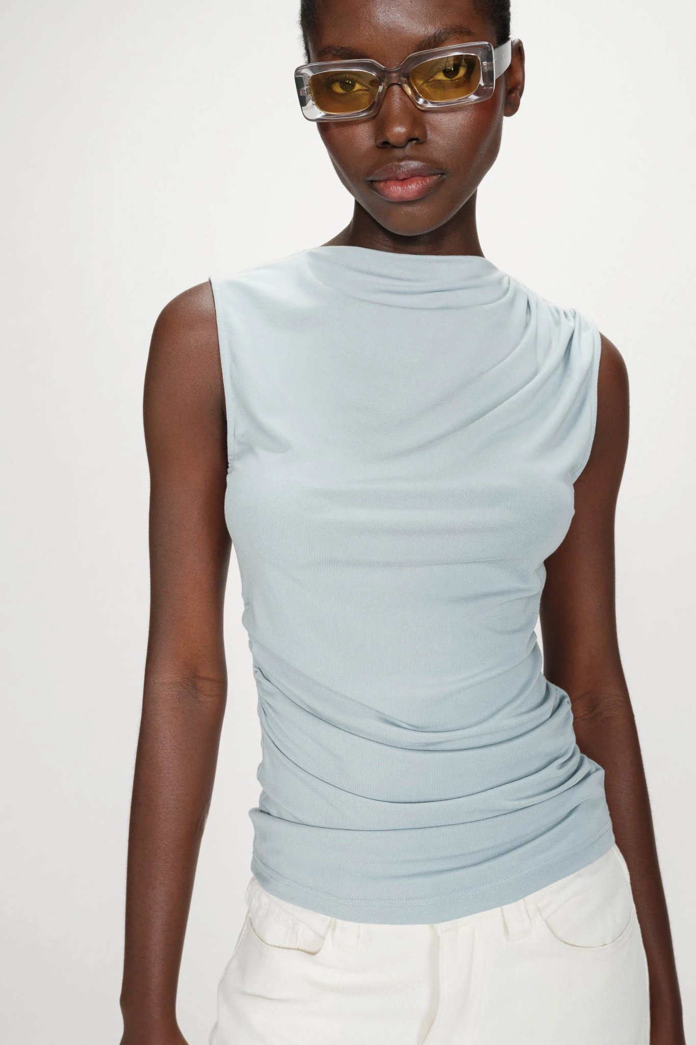 VALLEY SLEEVELESS TOP - CIEL