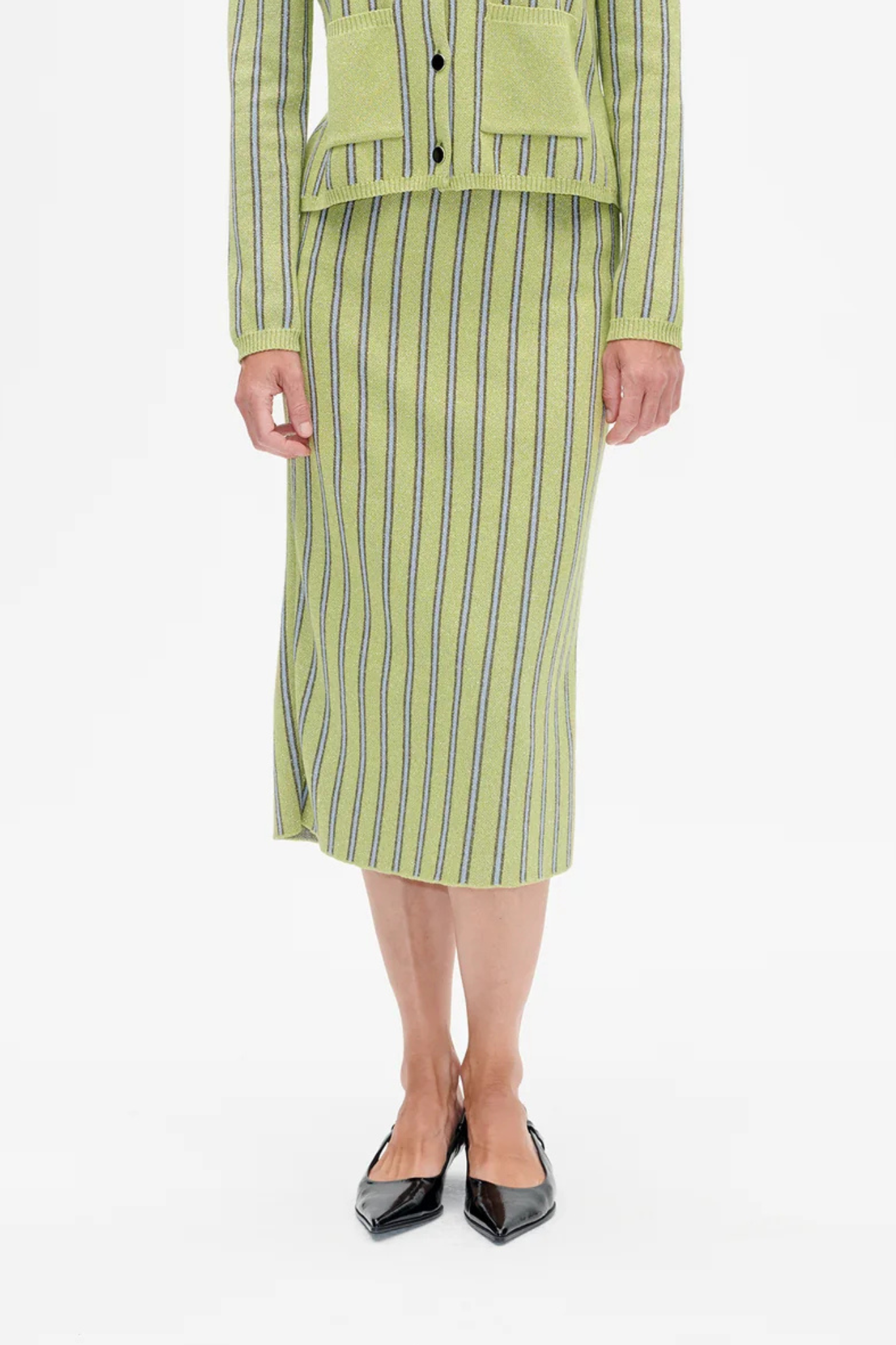 CILIA SKIRT - LUX DARK CITRON