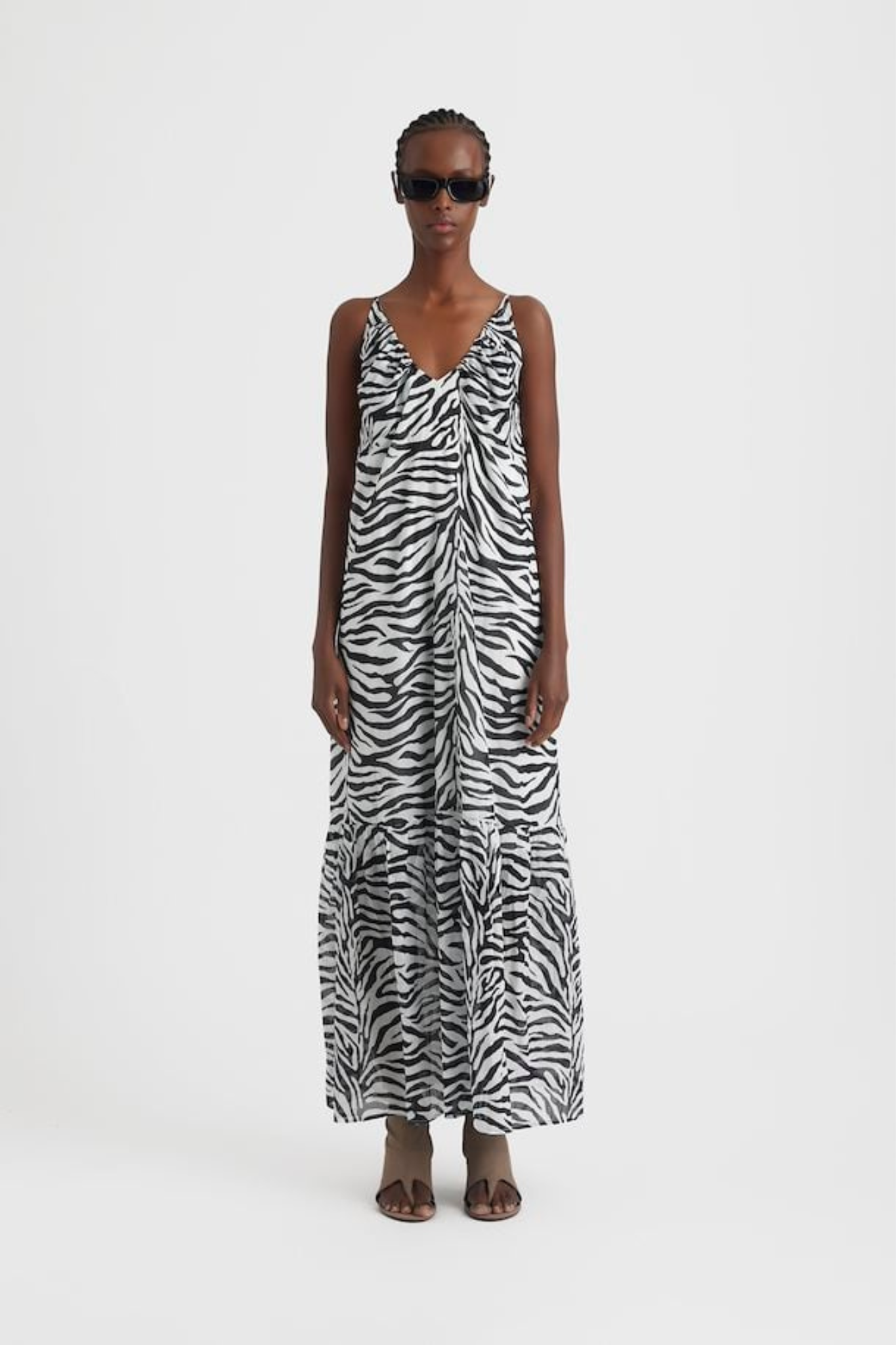 ZIALAGZ P DRESS - WHITE TIGER