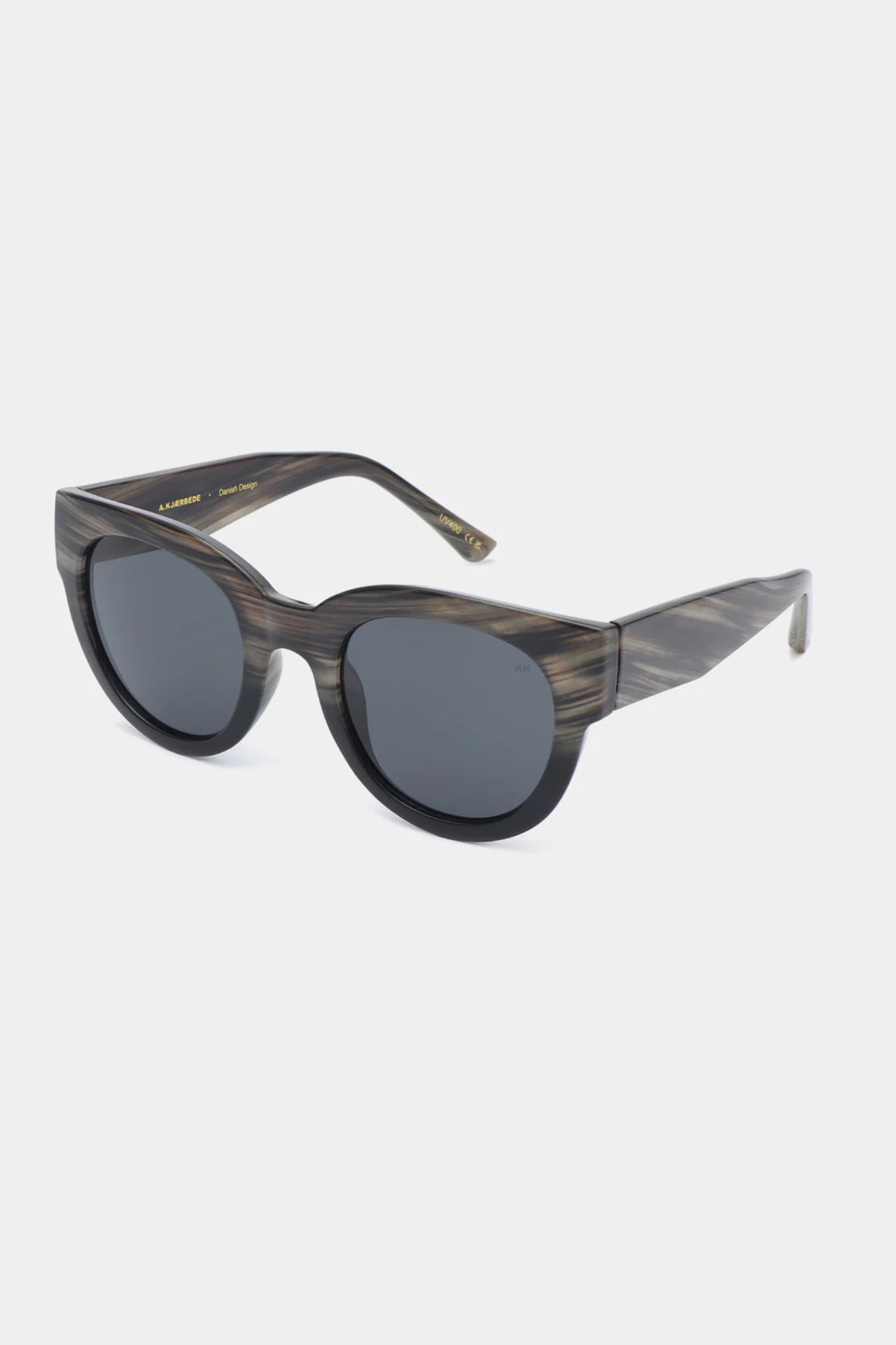 LILLY SUNGLASSES - STRIPED HORN/BLACK