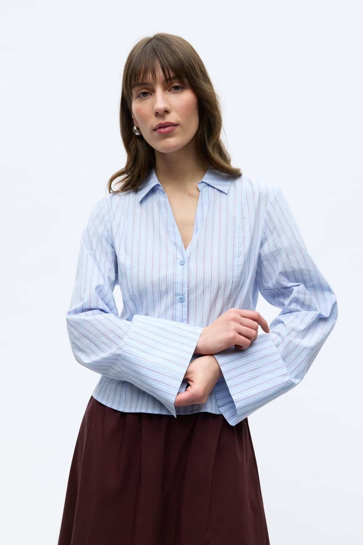 AGNESTA SHIRT - BLUE RED ST