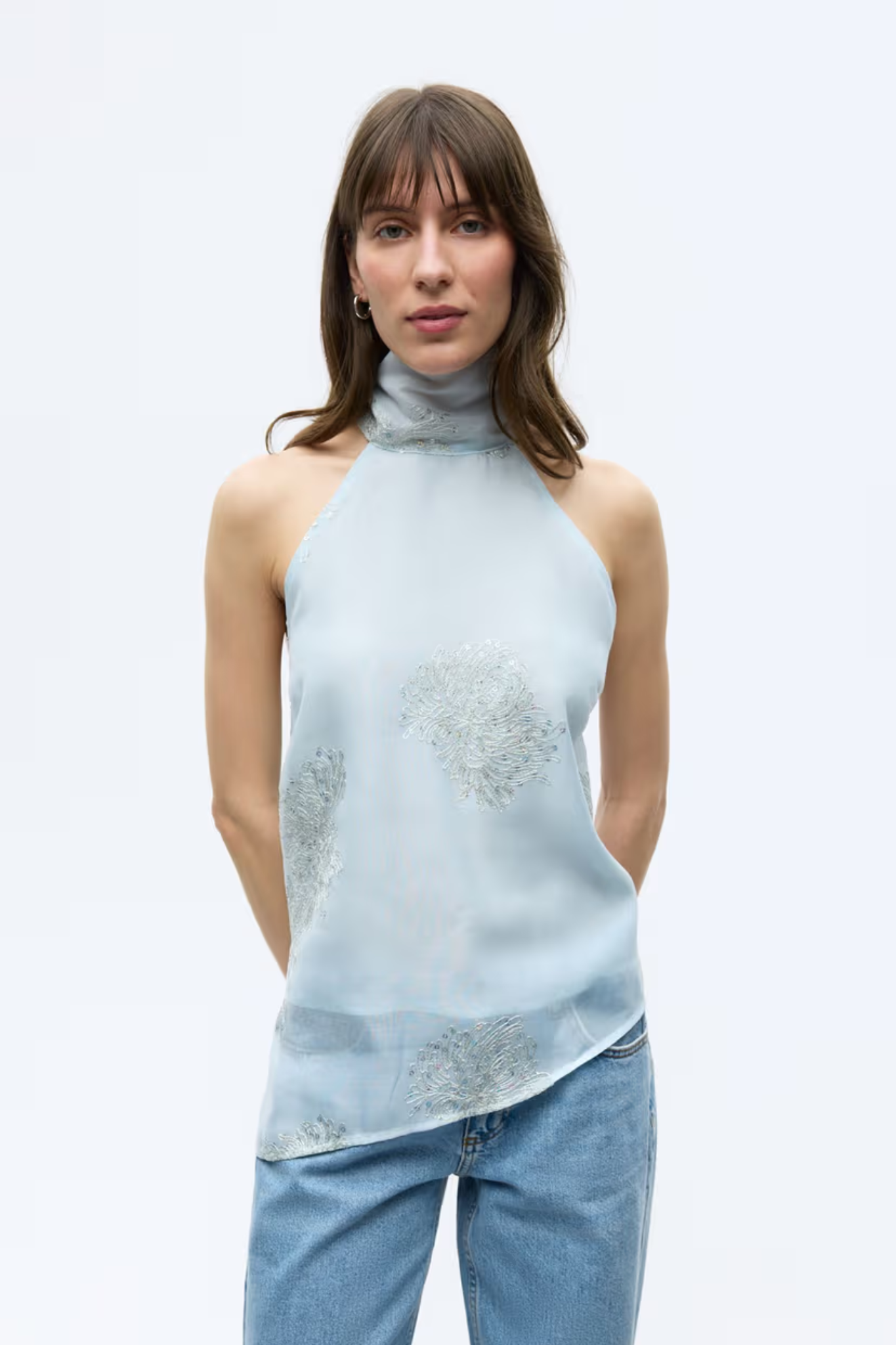 YOLANDA TOP - COOL BLUE