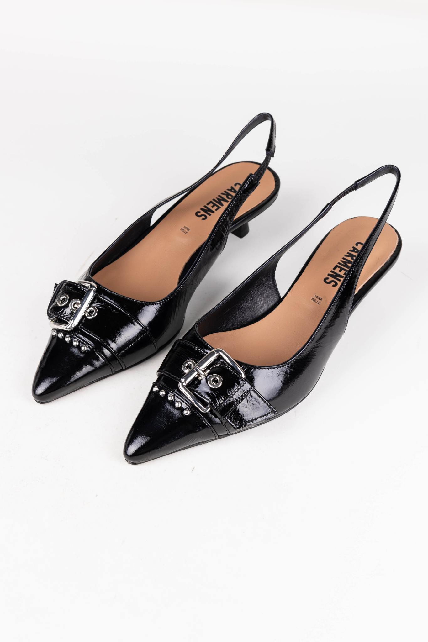 DEMI SLING VENICE SHOES - NERO