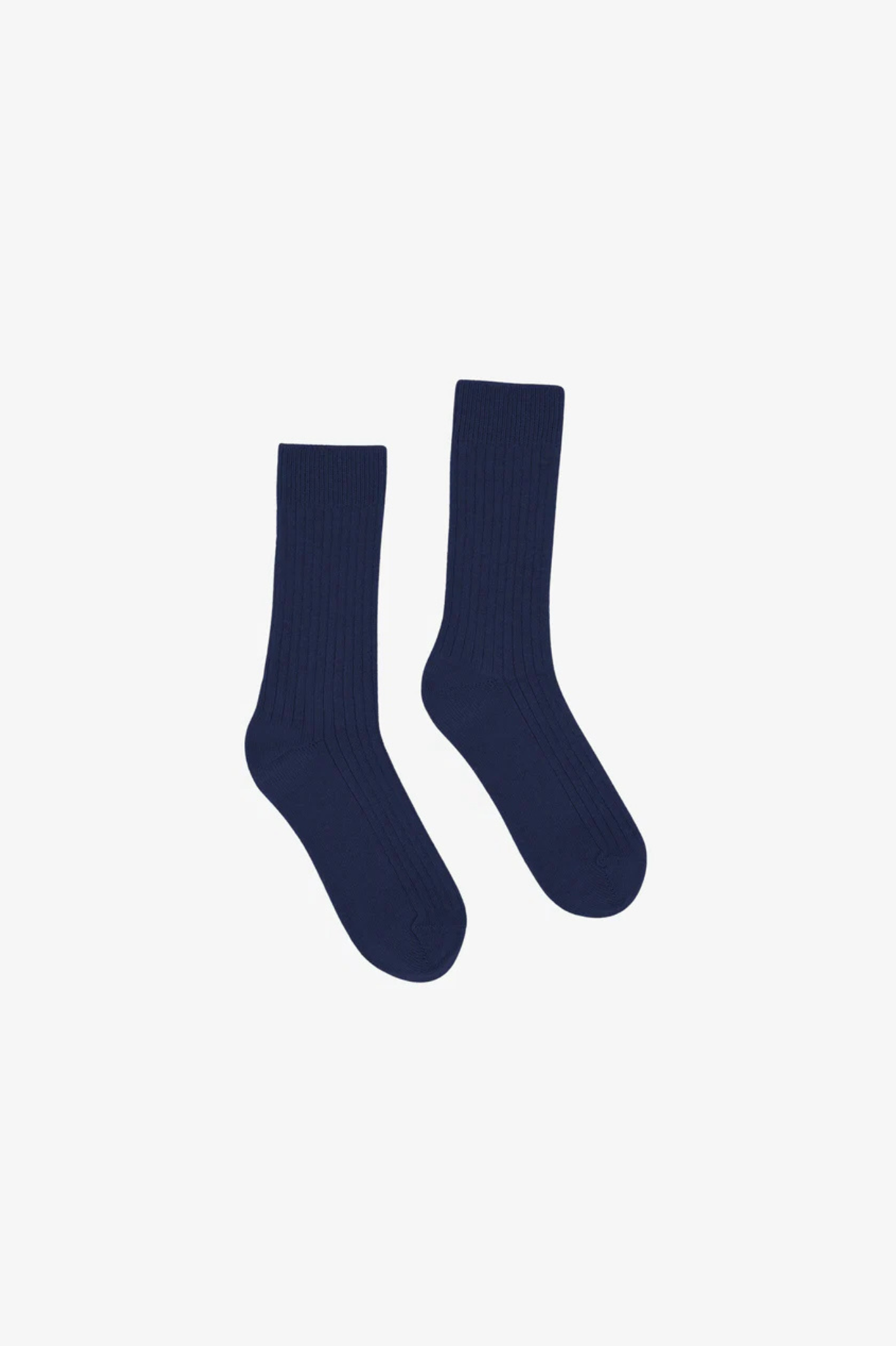 MERINO WOOL BLEND SOCK - MARINE BLUE