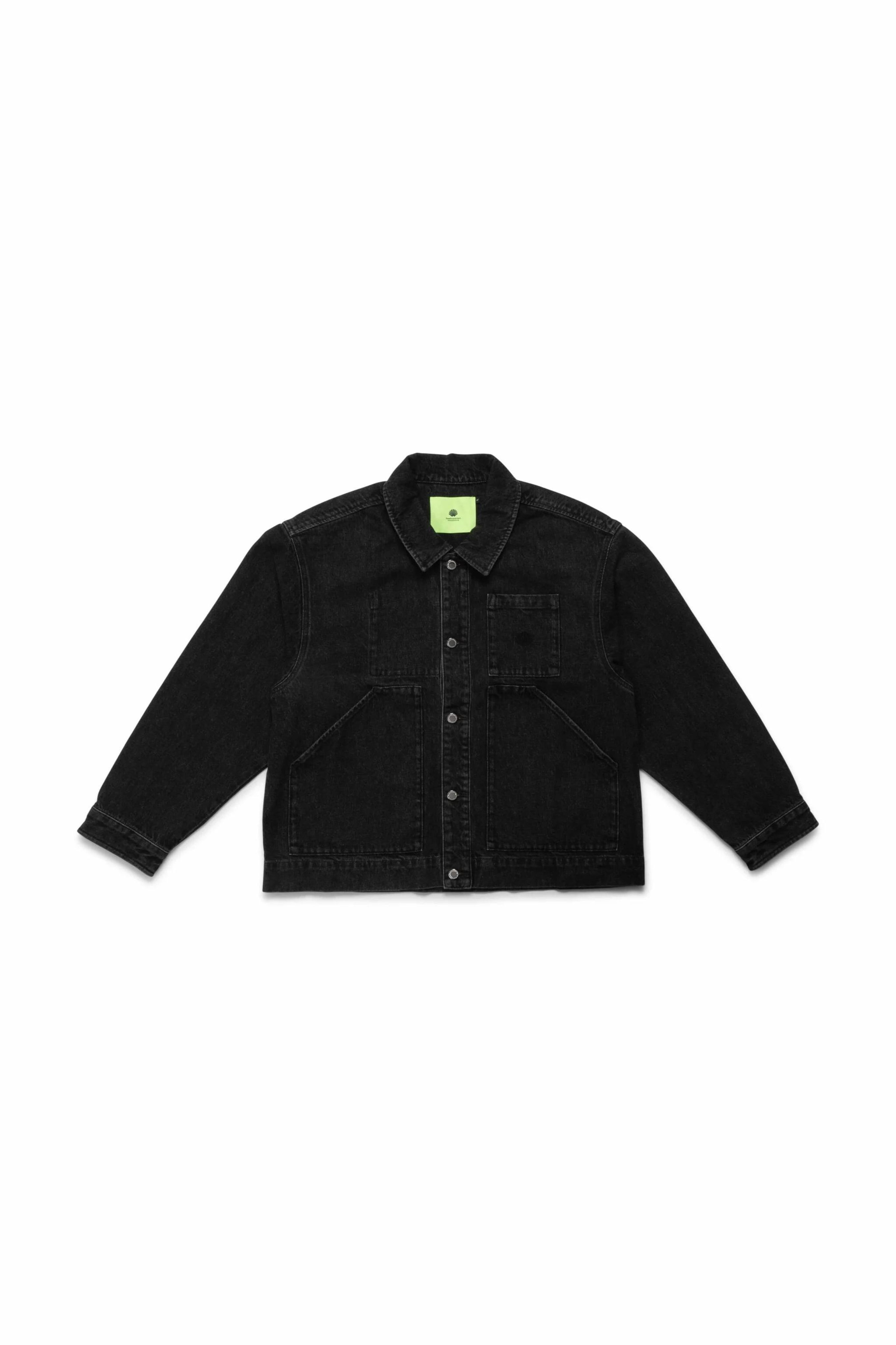 WORK JACKET - BLACK STONEWASH