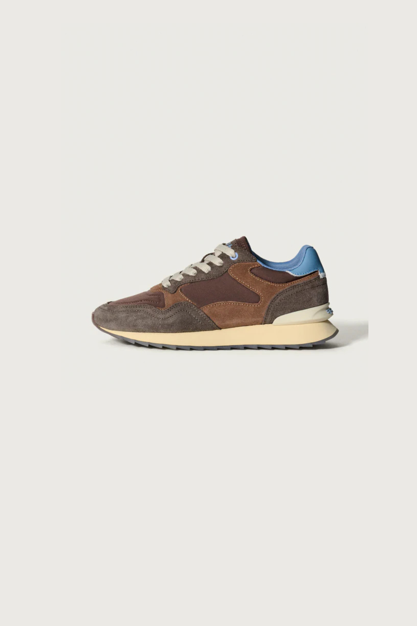 CITY AMSTERDAM WOMEN SNEAKERS - BROW/BLUE